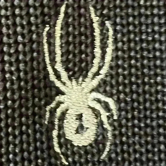 Spyder Core Sweater Jacket Full Zip Black Jacket Lined W/ Faux Fur Womens Size L - Picture 2 of 8